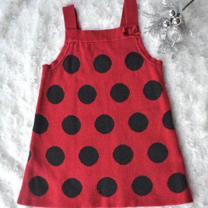 Gymboree Holiday Panda Polka Dot Sweater Jumper